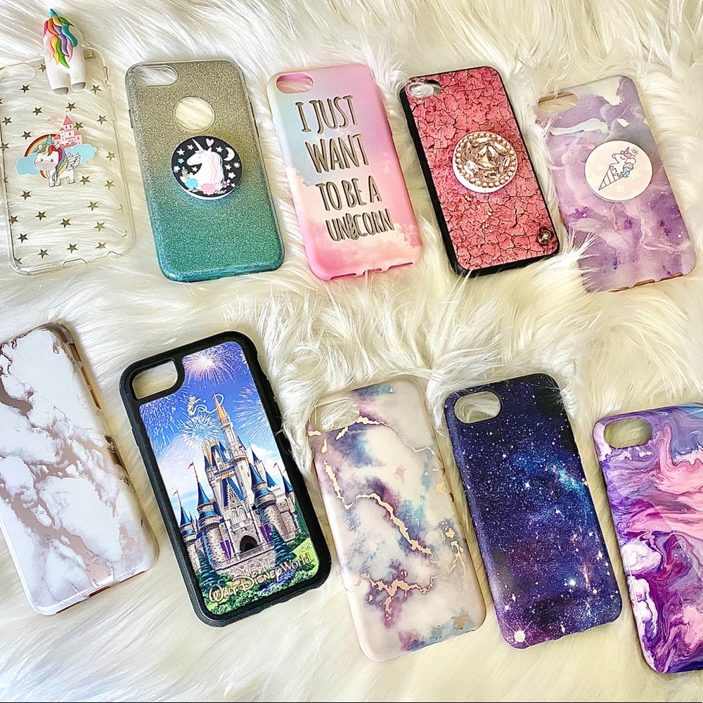 10 Girly iPhone 7/7s cases lot